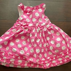 18 Months Pink Polka Dot Dress